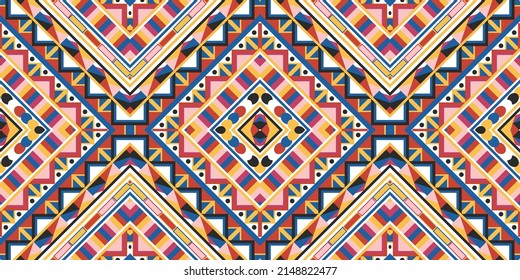 seamless ethnic pattern design.Geometric ethnic oriental ikat pattern traditional Design.ethnic oriental pattern,fabric,embroidery.Mexican pattern.merican pattern.latin african.indian fabric.Mexican