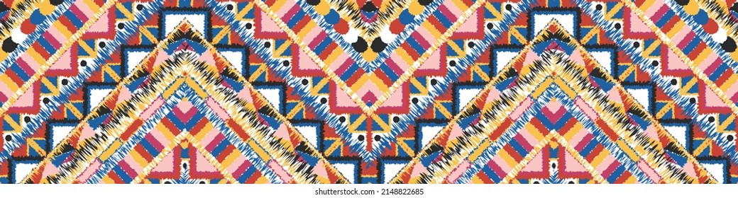 seamless ethnic pattern design.Geometric ethnic oriental ikat pattern traditional Design.ethnic oriental pattern,fabric,embroidery.Mexican pattern.merican pattern.latin african.indian fabric.Mexican