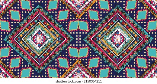 seamless ethnic pattern design.Geometric ethnic oriental ikat pattern traditional Design.ethnic oriental pattern,fabric,embroidery.Mexican pattern.merican pattern.latin african.indian fabric.Mexican