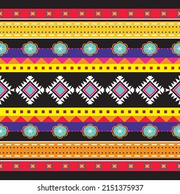 seamless ethnic pattern design.Geometric ethnic oriental ikat pattern traditional Design.Geometric ethnic oriental pattern traditional Design for background,carpet,clothing,wrapping,fabric,embroidery