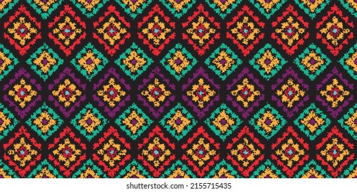 Nahtloses ethnisches Muster.Geometrisches ethnisch-orientalisches Muster traditionelles Design.ethnisch-orientalisches Muster, Gewebe, Stickerei.Mexican muster.latin african.indian.mexikanisches Muster.mexikanisches Muster