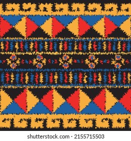 seamless ethnic pattern design.Geometric ethnic oriental ikat pattern traditional Design.ethnic oriental pattern,fabric,embroidery.Mexican pattern.merican pattern.latin african.indian fabric.Mexican
