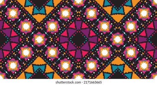 seamless ethnic pattern design.Geometric ethnic oriental ikat pattern traditional Design.ethnic oriental pattern,fabric,embroidery.Mexican pattern.merican pattern.latin african.indian fabric.Mexican