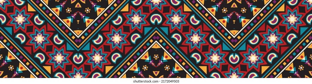 Nahtloses ethnisches Muster.Geometrisches ethnisch-orientalisches Muster traditionelles Design.ethnisch-orientalisches Muster, Gewebe, Stickerei.Mexican muster.latin african.indian.mexikanisches Muster.mexikanisches Muster