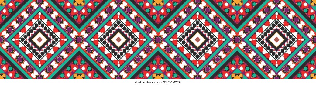 seamless ethnic pattern design.Geometric ethnic oriental ikat pattern traditional Design.ethnic oriental pattern,fabric,embroidery.Mexican pattern.merican pattern.latin african.indian fabric.Mexican