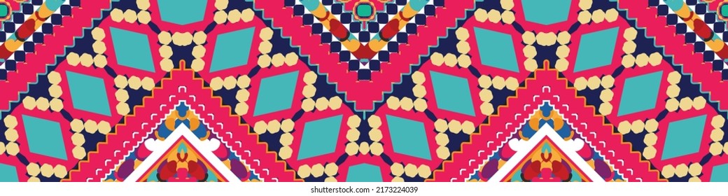 seamless ethnic pattern design.Geometric ethnic oriental ikat pattern traditional Design.ethnic oriental pattern,fabric,embroidery.Mexican pattern.merican pattern.latin african.indian fabric.Mexican