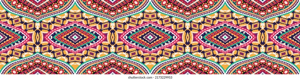 seamless ethnic pattern design.Geometric ethnic oriental ikat pattern traditional Design.ethnic oriental pattern,fabric,embroidery.Mexican pattern.merican pattern.latin african.indian fabric.Mexican