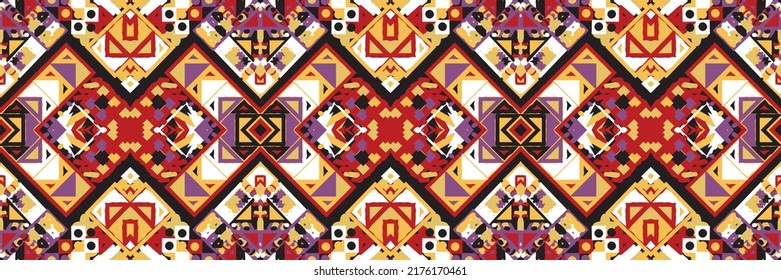 seamless ethnic pattern design.Geometric ethnic oriental ikat pattern traditional Design.ethnic oriental pattern,fabric,embroidery.Mexican pattern.merican pattern.latin african.indian fabric.Mexican