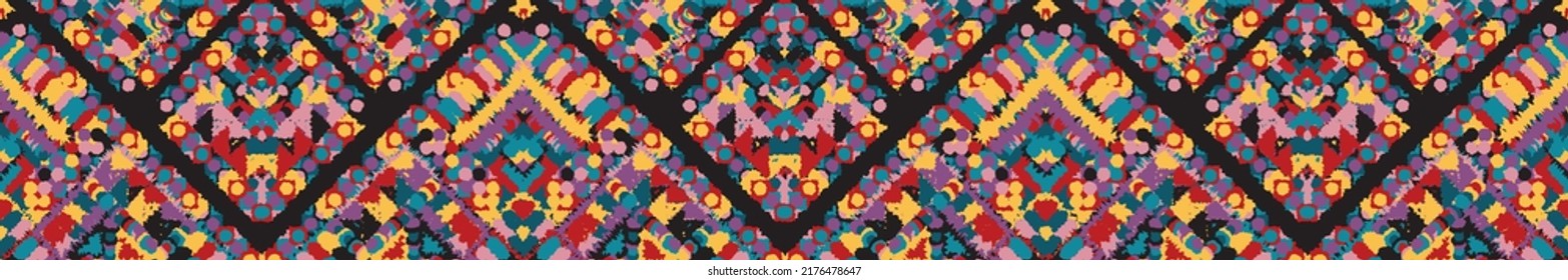seamless ethnic pattern design.Geometric ethnic oriental ikat pattern traditional Design.ethnic oriental pattern,fabric,embroidery.Mexican pattern.merican pattern.latin african.indian fabric.Mexican