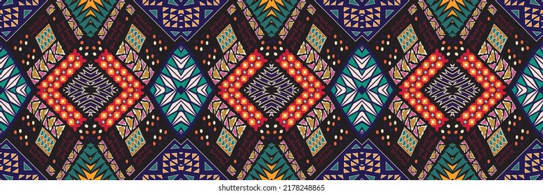 Nahtloses ethnisches Muster.Geometrisches ethnisch-orientalisches Muster traditionelles Design.ethnisch-orientalisches Muster, Gewebe, Stickerei.Mexican muster.latin african.indian.mexikanisches Muster.mexikanisches Muster