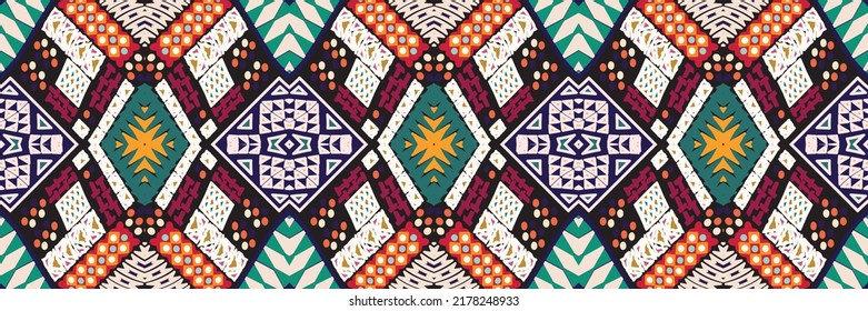 seamless ethnic pattern design.Geometric ethnic oriental ikat pattern traditional Design.ethnic oriental pattern,fabric,embroidery.Mexican pattern.merican pattern.latin african.indian fabric.Mexican