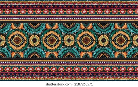 diseño de patrones étnicos sin fisuras.Patrón geométrico étnico oriental ikat tradicional Diseño.patrón étnico oriental,tejido,bordado.Patrón mexicano.patrón americano.tejido africano.indio.mexicano.méxico