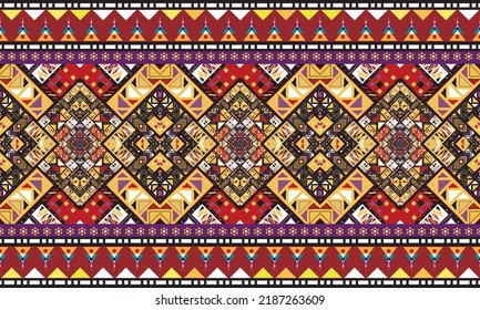 seamless ethnic pattern design.Geometric ethnic oriental ikat pattern traditional Design.ethnic oriental pattern,fabric,embroidery.Mexican pattern.merican pattern.latin african.indian fabric.Mexican