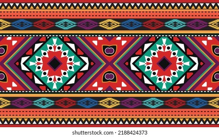 seamless ethnic pattern design.Geometric ethnic oriental ikat pattern traditional Design.ethnic oriental pattern,fabric,embroidery.Mexican pattern.merican pattern.latin african.indian fabric.Mexican