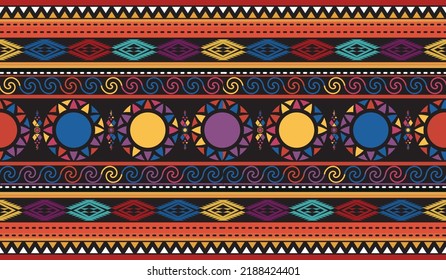 seamless ethnic pattern design.Geometric ethnic oriental ikat pattern traditional Design.ethnic oriental pattern,fabric,embroidery.Mexican pattern.merican pattern.latin african.indian fabric.Mexican