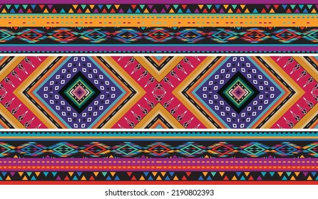 seamless ethnic pattern design.Geometric ethnic oriental ikat pattern traditional Design.ethnic oriental pattern,fabric,embroidery.Mexican pattern.merican pattern.latin african.indian fabric.Mexican