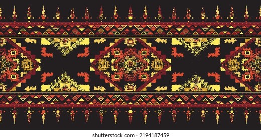 seamless ethnic pattern design.Geometric ethnic oriental ikat pattern traditional Design.ethnic oriental pattern,fabric,embroidery.Mexican pattern.merican pattern.latin african.indian fabric.Mexican