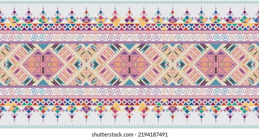 seamless ethnic pattern design.Geometric ethnic oriental ikat pattern traditional Design.ethnic oriental pattern,fabric,embroidery.Mexican pattern.merican pattern.latin african.indian fabric.Mexican