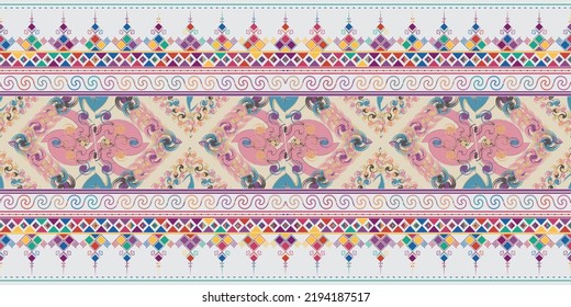 seamless ethnic pattern design.Geometric ethnic oriental ikat pattern traditional Design.ethnic oriental pattern,fabric,embroidery.Mexican pattern.merican pattern.latin african.indian fabric.Mexican
