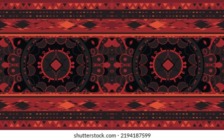 Nahtloses ethnisches Muster.Geometrisches ethnisch-orientalisches Muster traditionelles Design.ethnisch-orientalisches Muster, Gewebe, Stickerei.Mexican muster.latin african.indian.mexikanisches Muster.mexikanisches Muster