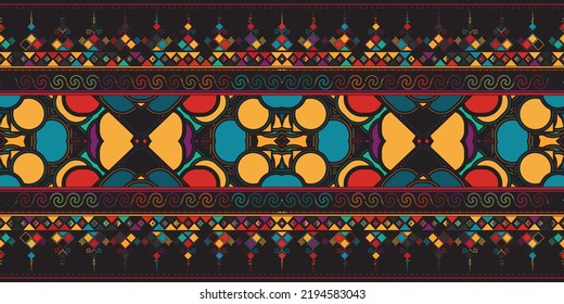 seamless ethnic pattern design.Geometric ethnic oriental ikat pattern traditional Design.ethnic oriental pattern,fabric,embroidery.Mexican pattern.merican pattern.latin african.indian fabric.Mexican