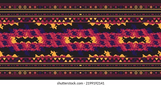 seamless ethnic pattern design.Geometric ethnic oriental ikat pattern traditional Design.ethnic oriental pattern,fabric,embroidery.Mexican pattern.merican pattern.latin african.indian fabric.Mexican