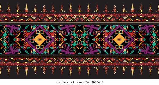 Nahtloses ethnisches Muster.Geometrisches ethnisch-orientalisches Muster traditionelles Design.ethnisch-orientalisches Muster, Gewebe, Stickerei.Mexican muster.latin african.indian.mexikanisches Muster.mexikanisches Muster