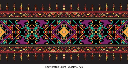 seamless ethnic pattern design.Geometric ethnic oriental ikat pattern traditional Design.ethnic oriental pattern,fabric,embroidery.Mexican pattern.merican pattern.latin african.indian fabric.Mexican