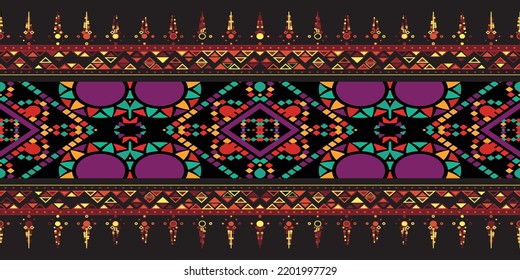 seamless ethnic pattern design.Geometric ethnic oriental ikat pattern traditional Design.ethnic oriental pattern,fabric,embroidery.Mexican pattern.merican pattern.latin african.indian fabric.Mexican