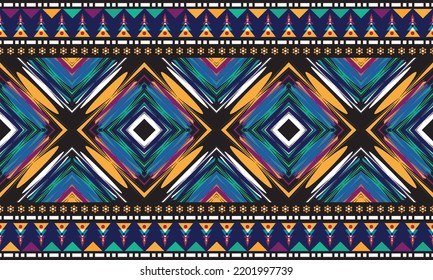 seamless ethnic pattern design.Geometric ethnic oriental ikat pattern traditional Design.ethnic oriental pattern,fabric,embroidery.Mexican pattern.merican pattern.latin african.indian fabric.Mexican
