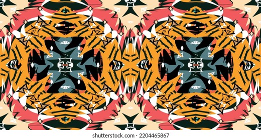 seamless ethnic pattern design.Geometric ethnic oriental ikat pattern traditional Design.Geometric ethnic oriental pattern traditional Design for background,carpet,clothing,wrapping,fabric,embroidery