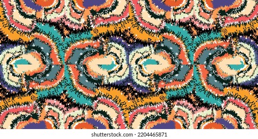 seamless ethnic pattern design.Geometric ethnic oriental ikat pattern traditional Design.Geometric ethnic oriental pattern traditional Design for background,carpet,clothing,wrapping,fabric,embroidery