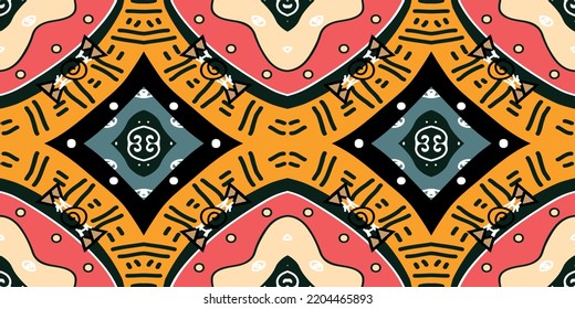 diseño de patrones étnicos sin fisuras.Diseño tradicional geométrico étnico oriental de ikat.Patrón geométrico étnico oriental Diseño tradicional para el fondo, alfombra, ropa, envoltura, tela, bordado
