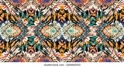 seamless ethnic pattern design.Geometric ethnic oriental ikat pattern traditional Design.Geometric ethnic oriental pattern traditional Design for background,carpet,clothing,wrapping,fabric,embroidery