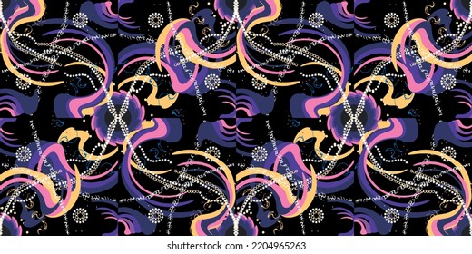 seamless ethnic pattern design.Geometric ethnic oriental ikat pattern traditional Design.Geometric ethnic oriental pattern traditional Design for background,carpet,clothing,wrapping,fabric,embroidery