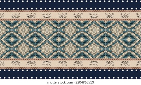 seamless ethnic pattern design.Geometric ethnic oriental ikat pattern traditional Design.Geometric ethnic oriental pattern traditional Design for background,carpet,clothing,wrapping,fabric,embroidery