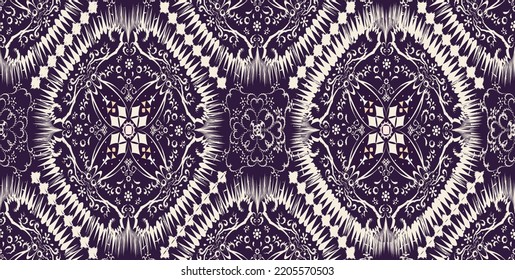 diseño de patrones étnicos sin fisuras.Diseño tradicional geométrico étnico oriental de ikat.Patrón geométrico étnico oriental Diseño tradicional para el fondo, alfombra, ropa, envoltura, tela, bordado
