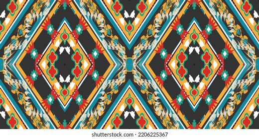 seamless ethnic pattern design.Geometric ethnic oriental ikat pattern traditional Design.ethnic oriental pattern,fabric,embroidery.Mexican pattern.merican pattern.latin african.indian fabric.Mexican