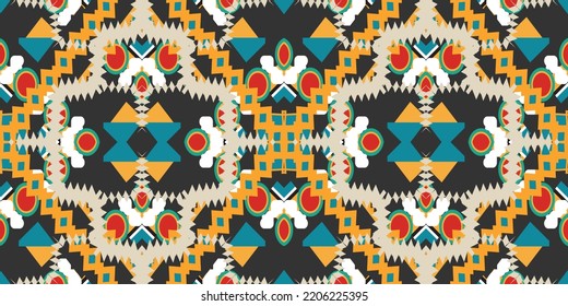 seamless ethnic pattern design.Geometric ethnic oriental ikat pattern traditional Design.ethnic oriental pattern,fabric,embroidery.Mexican pattern.merican pattern.latin african.indian fabric.Mexican