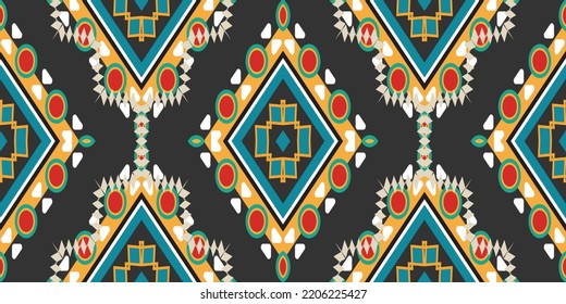 seamless ethnic pattern design.Geometric ethnic oriental ikat pattern traditional Design.ethnic oriental pattern,fabric,embroidery.Mexican pattern.merican pattern.latin african.indian fabric.Mexican