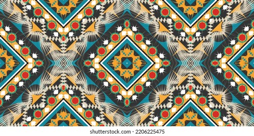 seamless ethnic pattern design.Geometric ethnic oriental ikat pattern traditional Design.ethnic oriental pattern,fabric,embroidery.Mexican pattern.merican pattern.latin african.indian fabric.Mexican