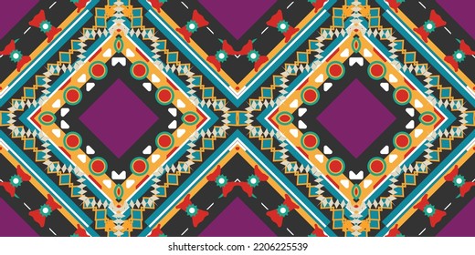 seamless ethnic pattern design.Geometric ethnic oriental ikat pattern traditional Design.ethnic oriental pattern,fabric,embroidery.Mexican pattern.merican pattern.latin african.indian fabric.Mexican