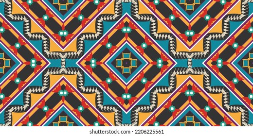 seamless ethnic pattern design.Geometric ethnic oriental ikat pattern traditional Design.ethnic oriental pattern,fabric,embroidery.Mexican pattern.merican pattern.latin african.indian fabric.Mexican
