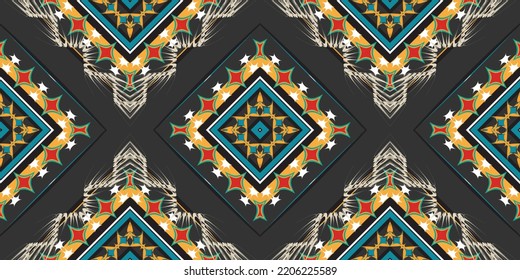 seamless ethnic pattern design.Geometric ethnic oriental ikat pattern traditional Design.ethnic oriental pattern,fabric,embroidery.Mexican pattern.merican pattern.latin african.indian fabric.Mexican