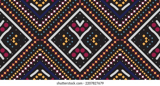 seamless ethnic pattern design.Geometric ethnic oriental ikat pattern traditional Design.Geometric ethnic oriental pattern traditional Design for background,carpet,clothing,wrapping,fabric,embroidery