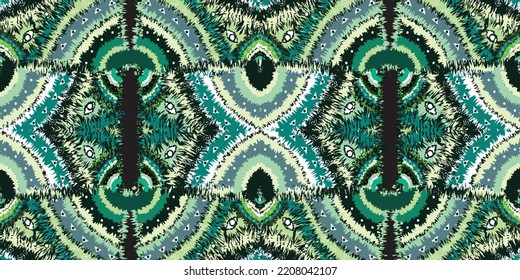 diseño de patrones étnicos sin fisuras.Diseño tradicional geométrico étnico oriental de ikat.Patrón geométrico étnico oriental Diseño tradicional para el fondo, alfombra, ropa, envoltura, tela, bordado