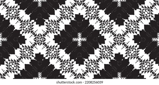 seamless ethnic pattern design.Geometric ethnic oriental ikat pattern traditional Design.Geometric ethnic oriental pattern traditional Design for background,carpet,clothing,wrapping,fabric,embroidery