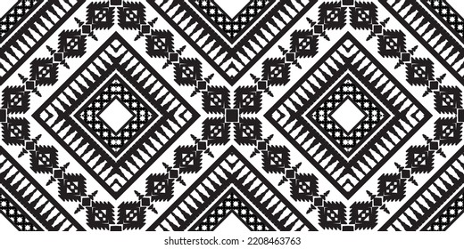 seamless ethnic pattern design.Geometric ethnic oriental ikat pattern traditional Design.Geometric ethnic oriental pattern traditional Design for background,carpet,clothing,wrapping,fabric,embroidery