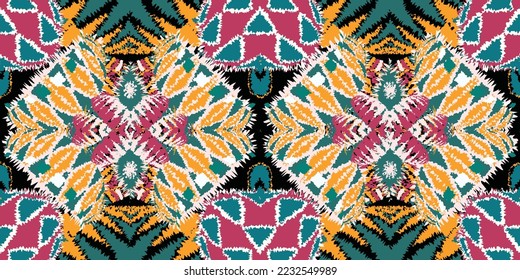 seamless ethnic pattern design.Geometric ethnic oriental ikat pattern traditional Design.ethnic oriental pattern,fabric,embroidery.Mexican pattern.merican pattern.latin african.indian fabric.Mexican