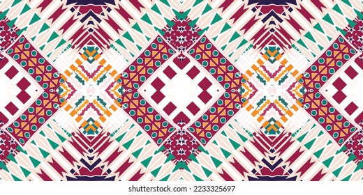 seamless ethnic pattern design.Geometric ethnic oriental ikat pattern traditional Design.ethnic oriental pattern,fabric,embroidery.Mexican pattern.merican pattern.latin african.indian fabric.Mexican